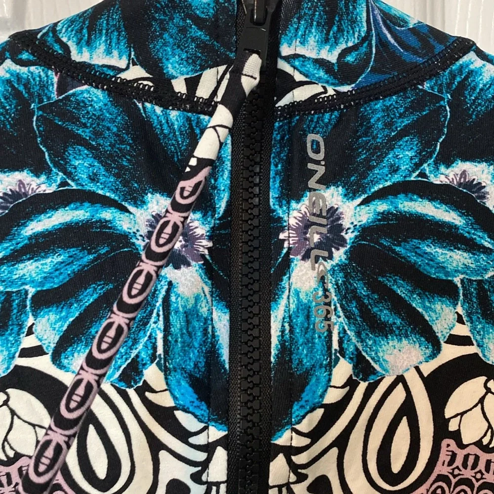 O'Neill One Piece Glamour Surf Suit Rash Suit Swimsuit Long Sleeve Rashguard - Picture 8 of 12